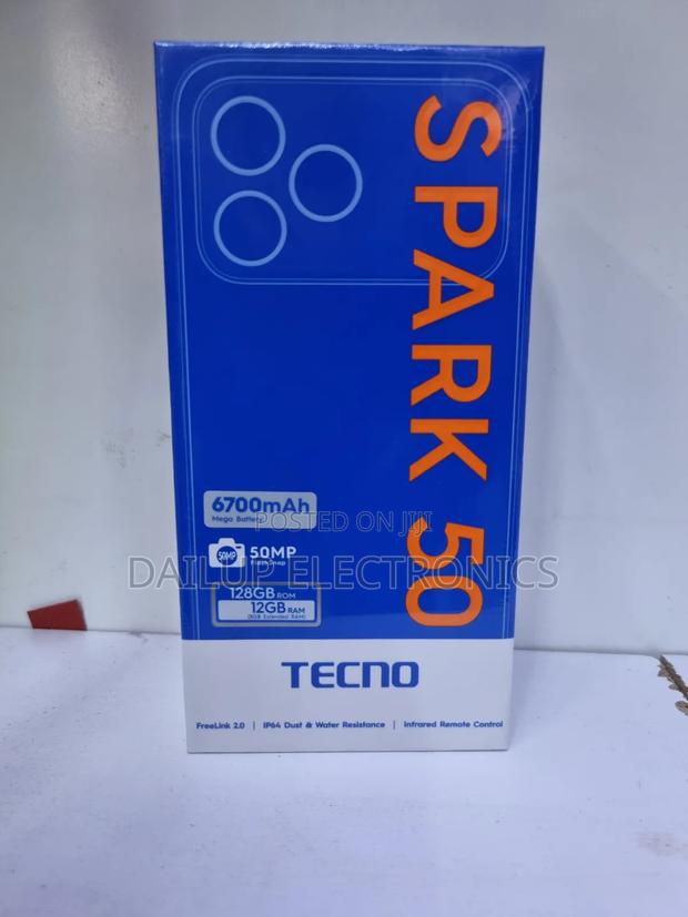 New Tecno Spark 50 128 GB Black