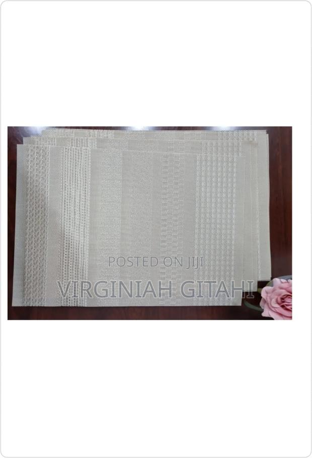 Woven PVC Table Mats Pack of 6pcs - thumbnail 2
