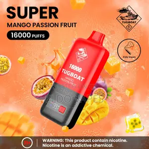 Tugboat Super 16000 Puffs Full Kit - Mango Passion Fruit