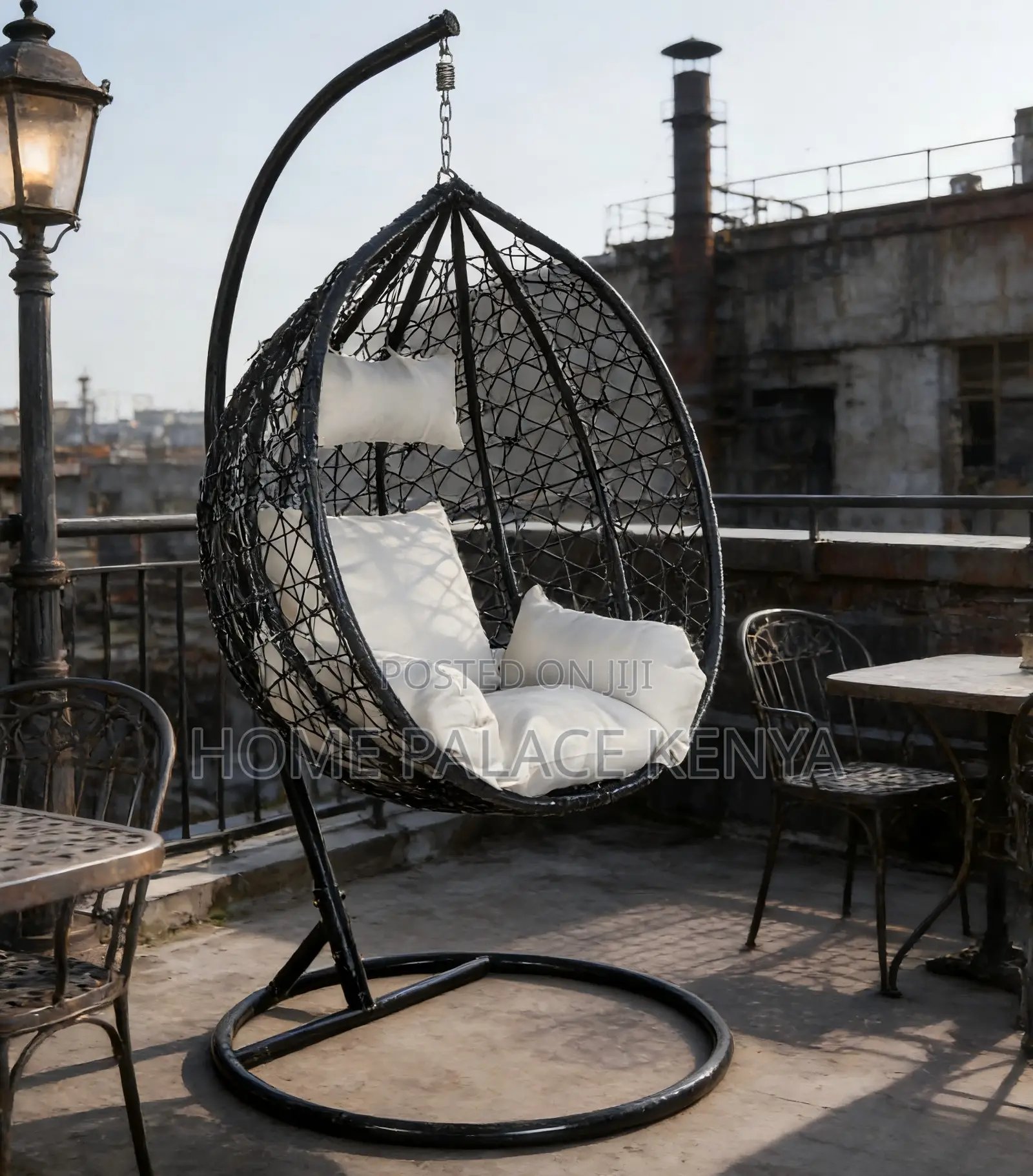 Hammock Chair: Rattan Hanging Basket Swing Chair With Cushion