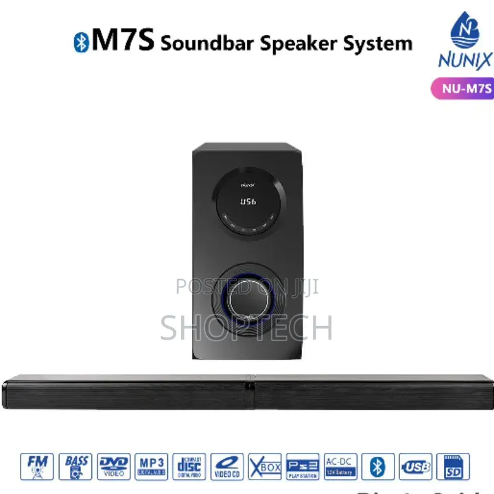 Nunix M7s Soundbar Speaker System