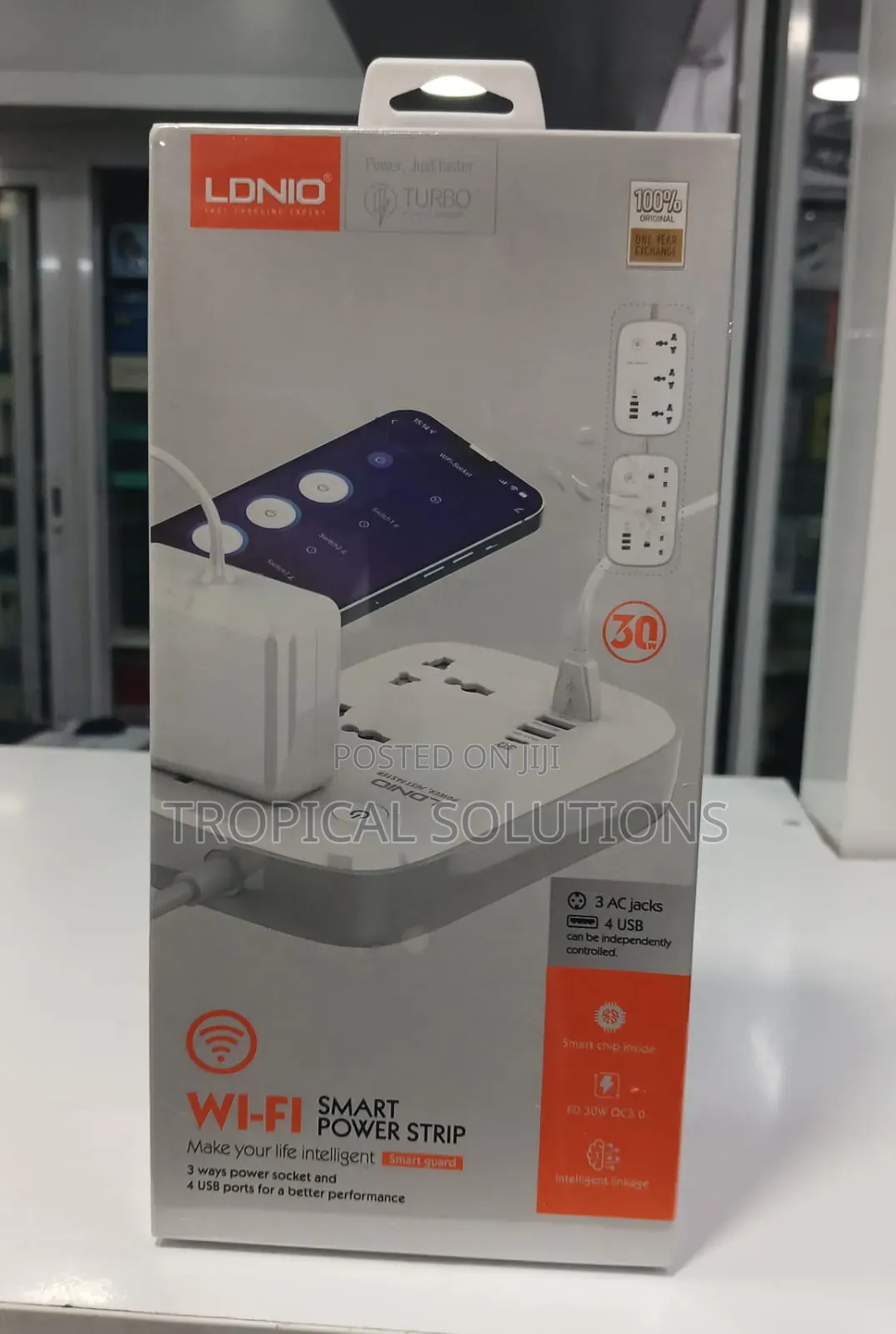 Ldnii Scw3451 3 Ac Outlets Wifi Smart Power Strip