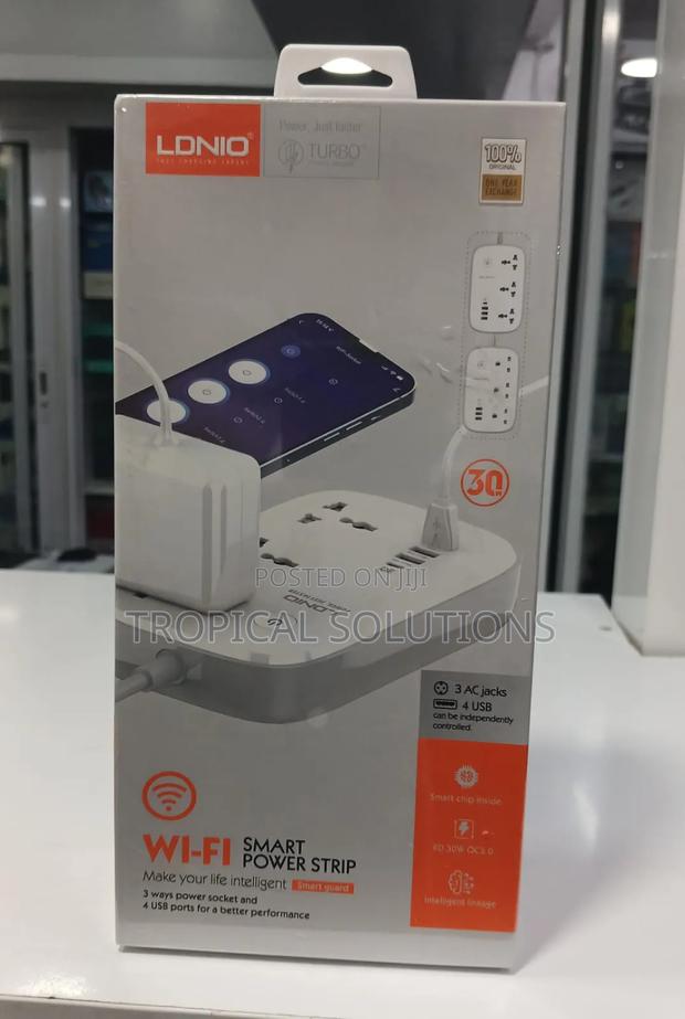 Ldnii Scw3451 3 Ac Outlets Wifi Smart Power Strip - main view