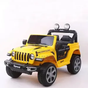 Yellow Kids 2×2 Jeep Wrangler Ride-on Car - Sm