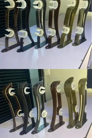 Contemporary Window Rod Accessories With Smooth Coated Finish