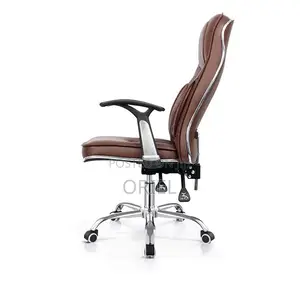 Office Chair : Generic Brown Office Leather Chair