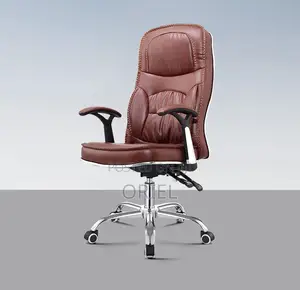 Office Chair : Generic Brown Office Leather Chair