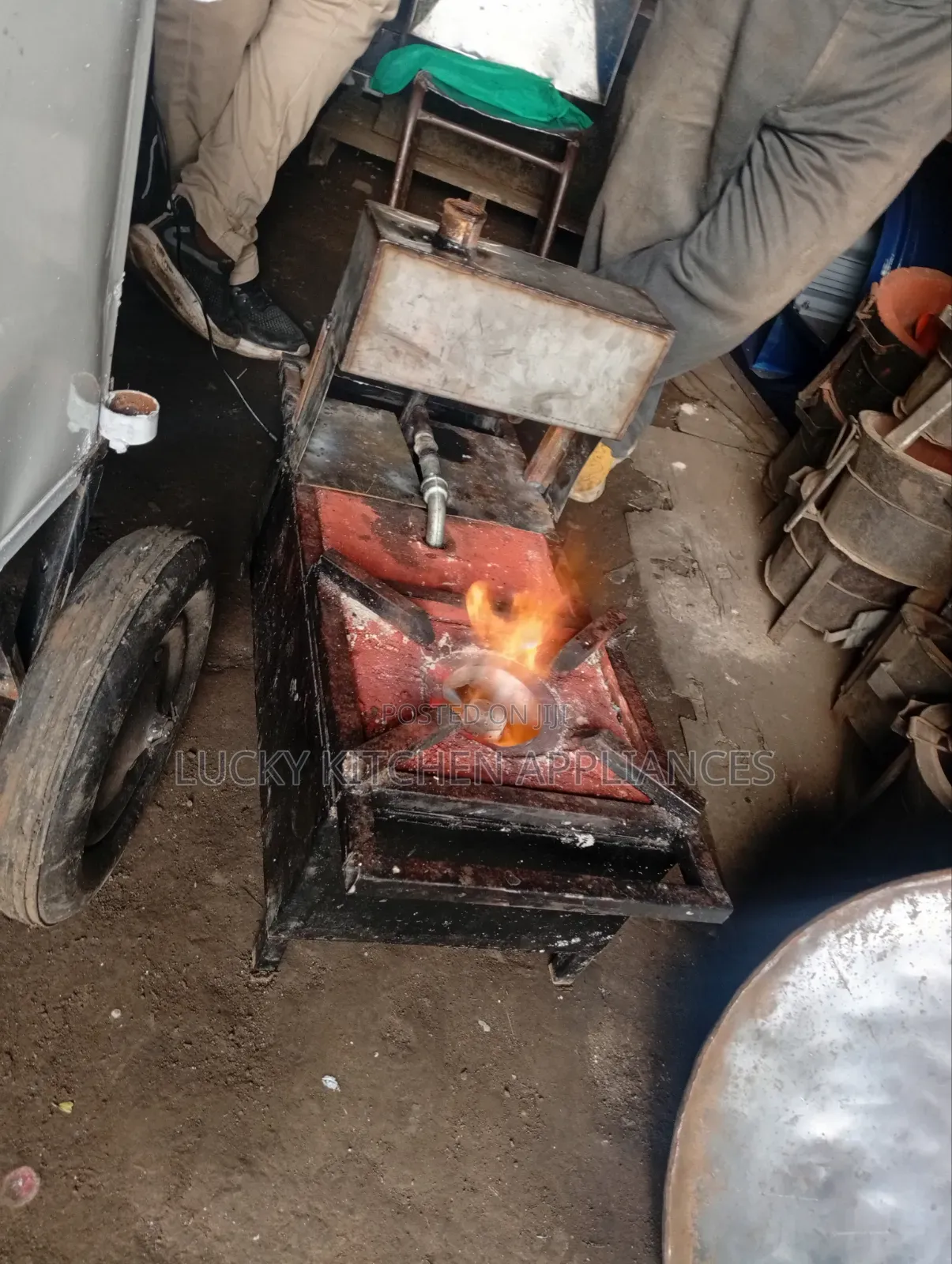Mild Steel High Pressure Burner It Use Used Oil to Burn Single Burner.