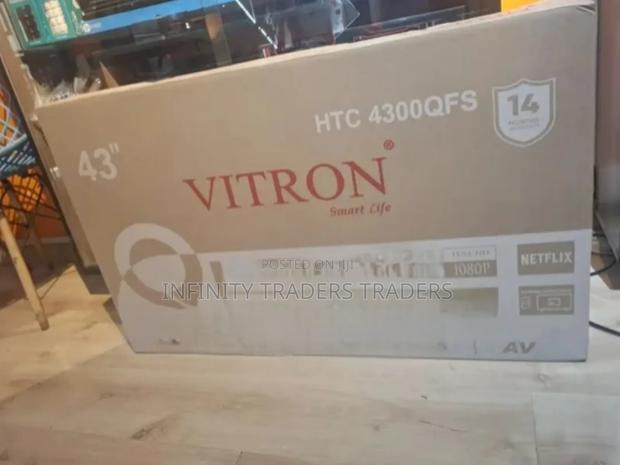 Vitron 43" Qled Smart Android Frameless