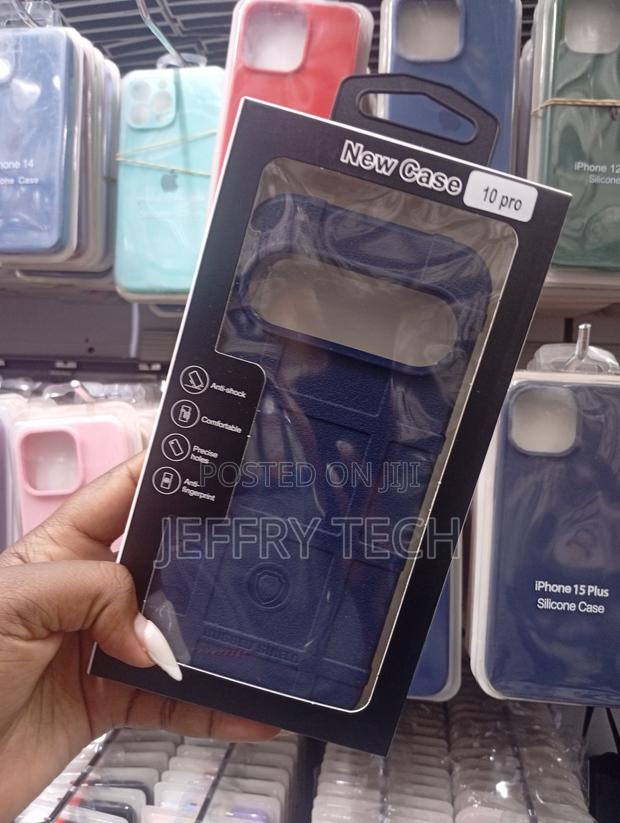 Samsung Galaxy S10 Plus Navy Blue Rugged Shield Phone Case - thumbnail 2