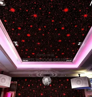 Red Ceiling Wallpaper