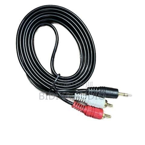 New 3.5mm (1/8") Male to 2 Rca Male Stereo Audio Cable