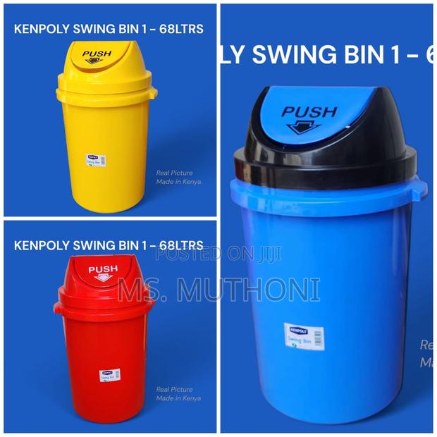 Kenpoly Swing Bin – 68 Litres