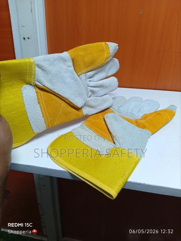 Tough Leather Gloves - main view