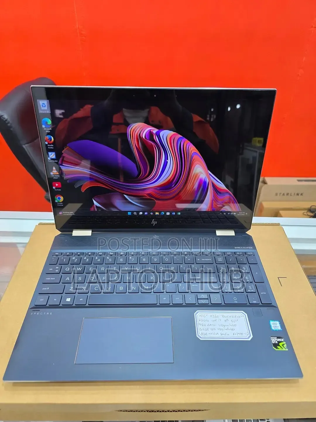 Laptop HP Spectre X360 15 16GB Intel Core i7 SSD 512GB