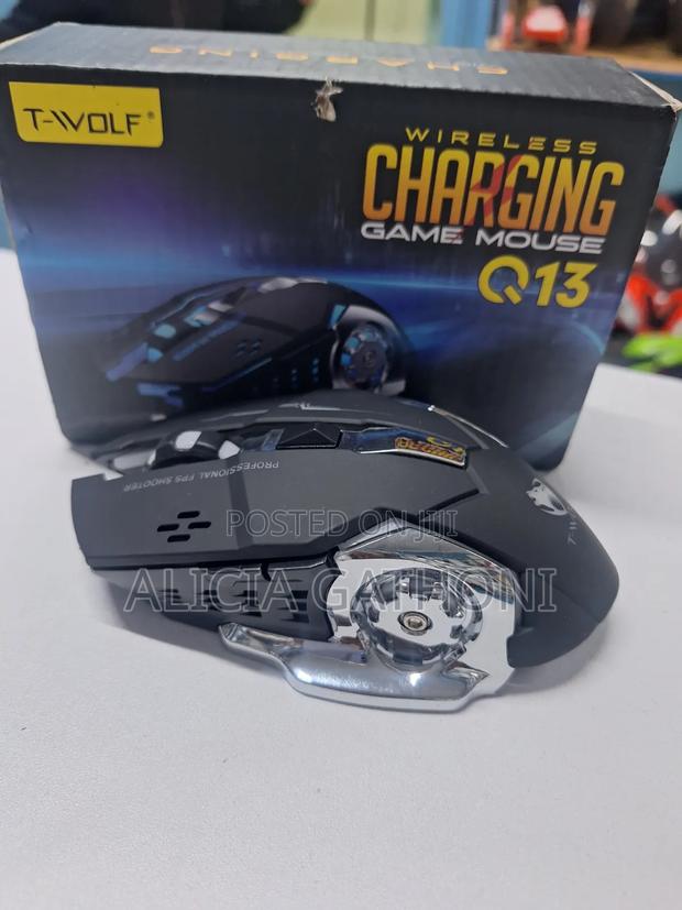 Wireless Gaming Twolf Rechargeable Mouse - thumbnail 2
