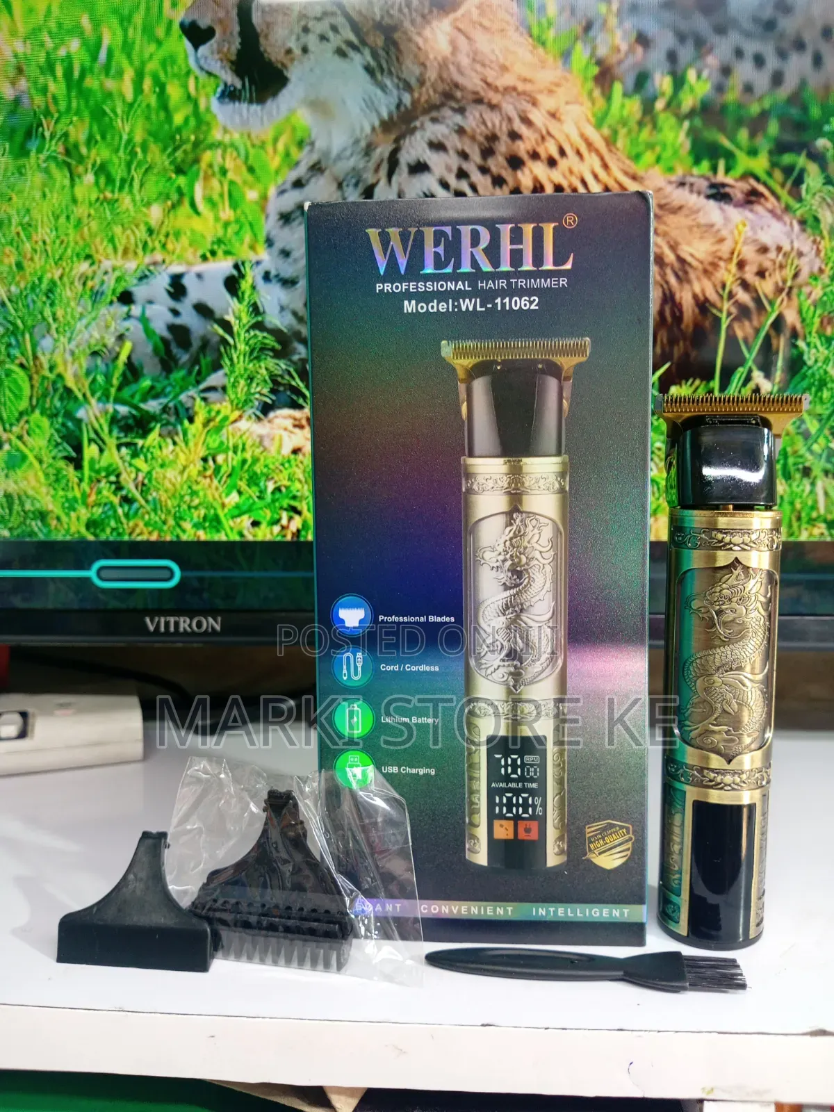 Werhl Professional Hair Trimmer With Led Display