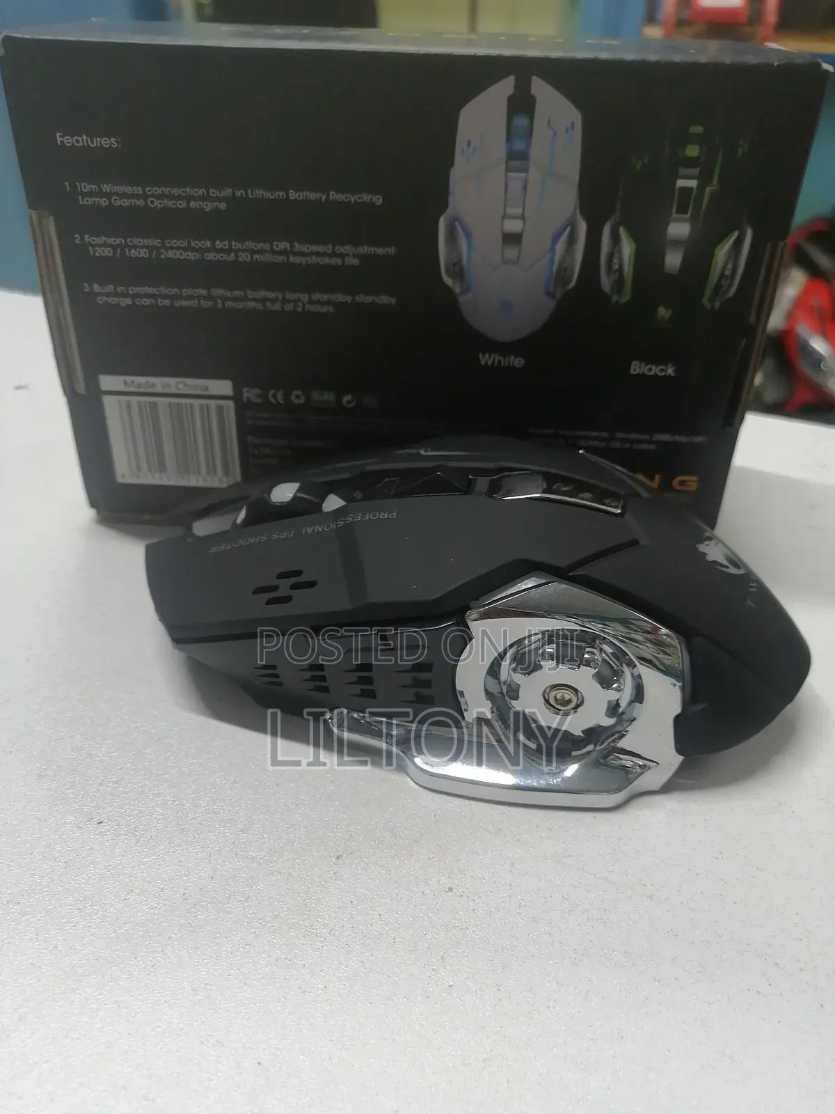 Wireless Rechargeable Gaming Mouse