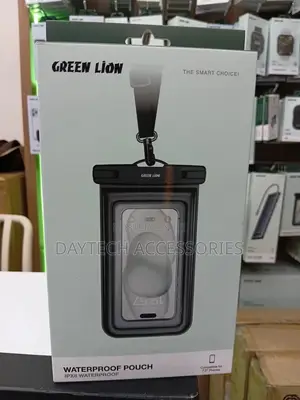 Green Lion Waterproof Pouch for Smartphones Up to 7.2 Inches.