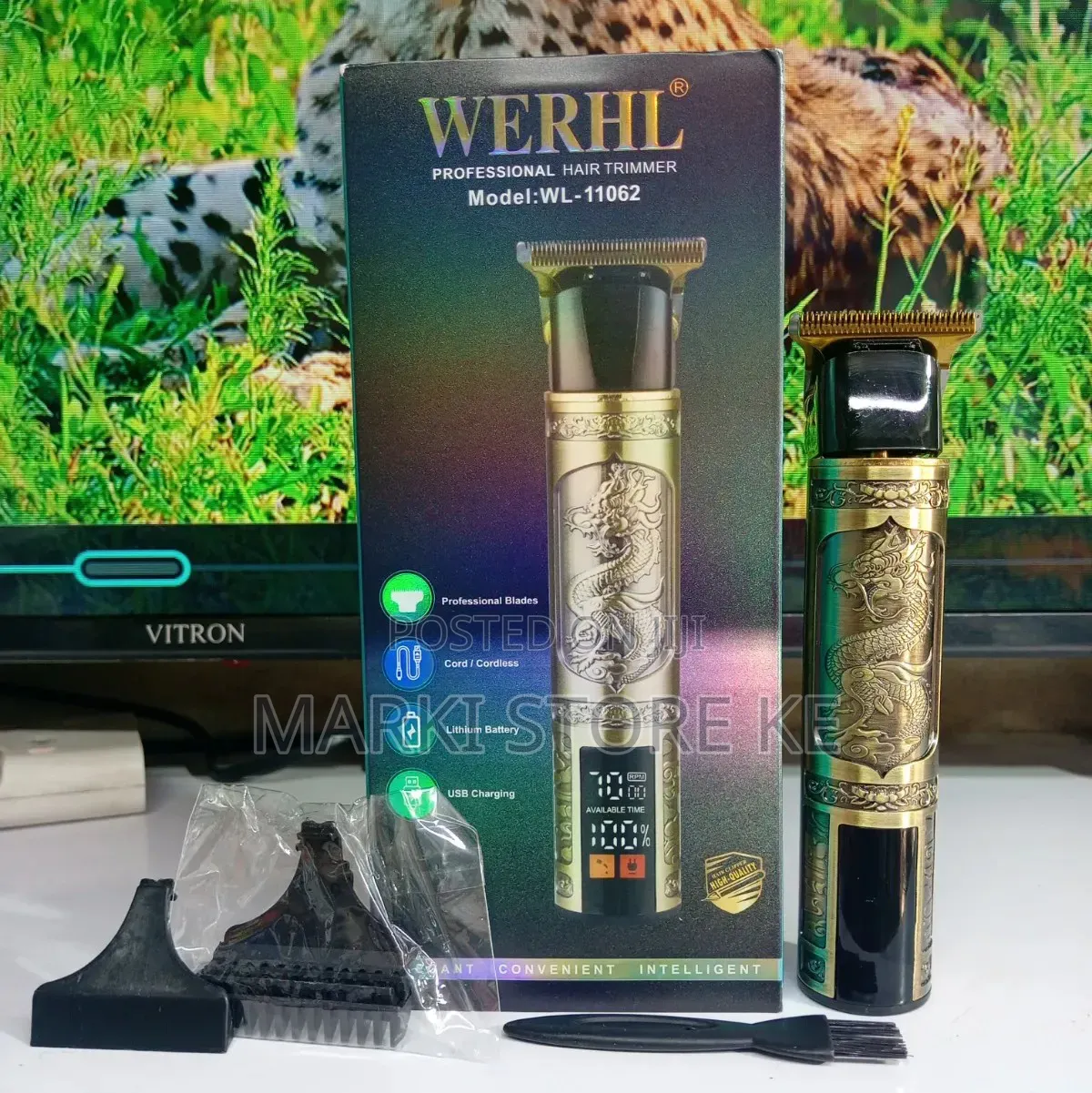 Werhl Professional Hair Trimmer With Led Display