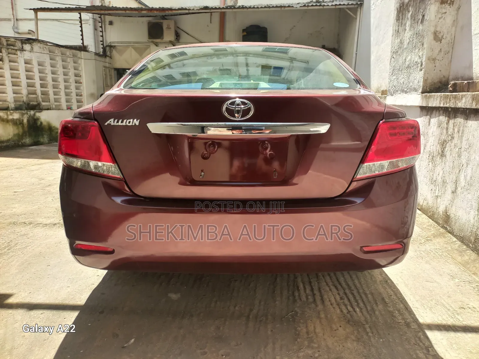 Toyota Allion 2019 Maroon
