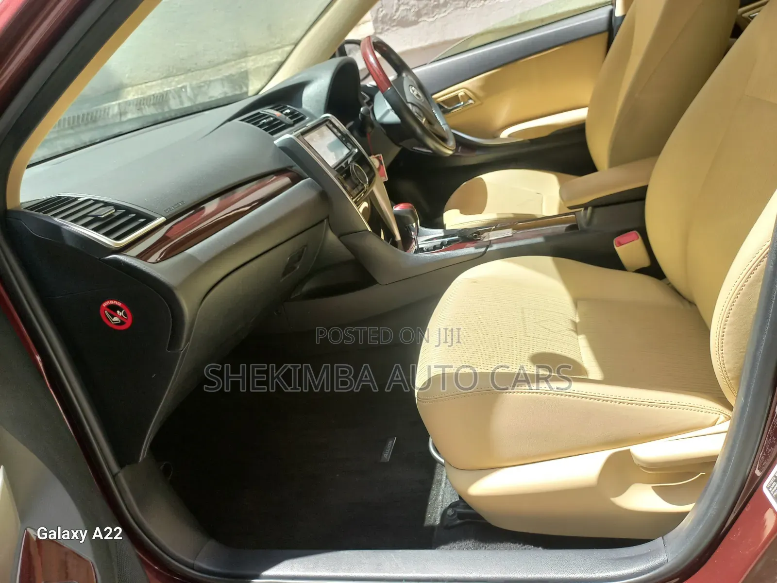Toyota Allion 2019 Maroon