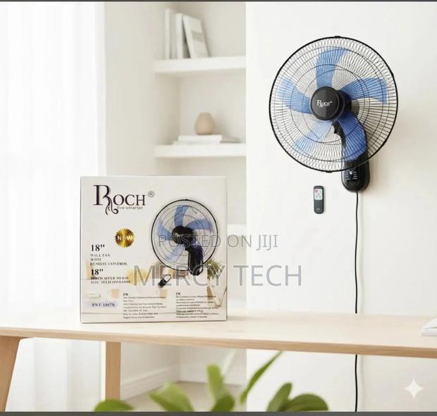 Roch 18" Wall Fan With Remote Control – RWF-1007r