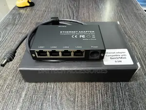 Starlink Gen3/Mini Ethernet Adapter With 4 Rj45 Ports.