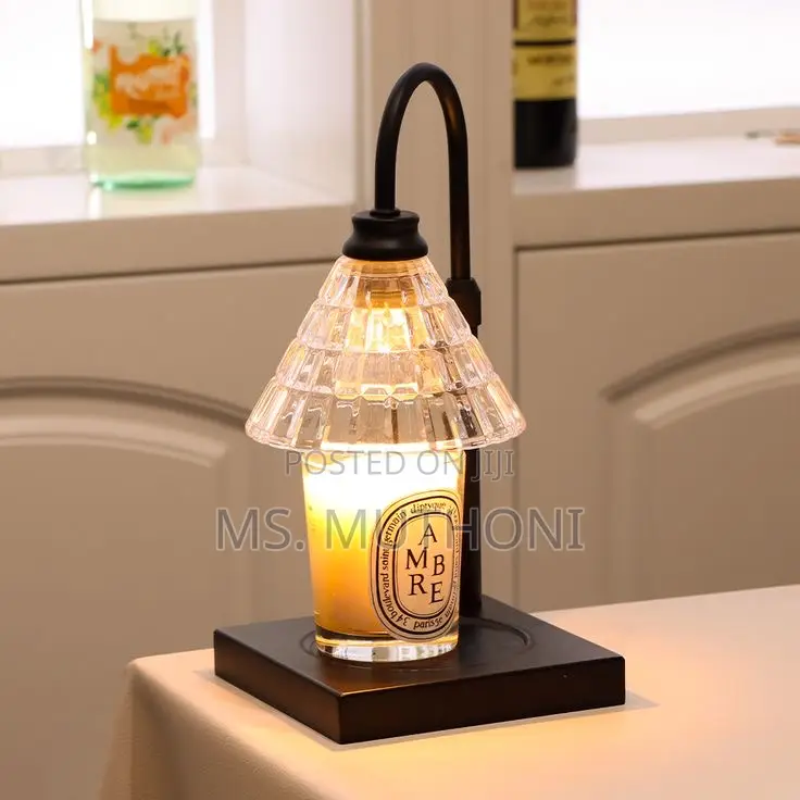 Bamboo Base Electric Candle Warmer