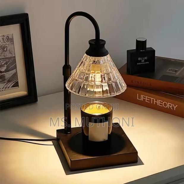 Bamboo Base Electric Candle Warmer