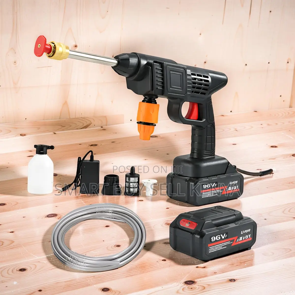 Compact High Performance 96v Cordless Pressure Washer Gun Machine