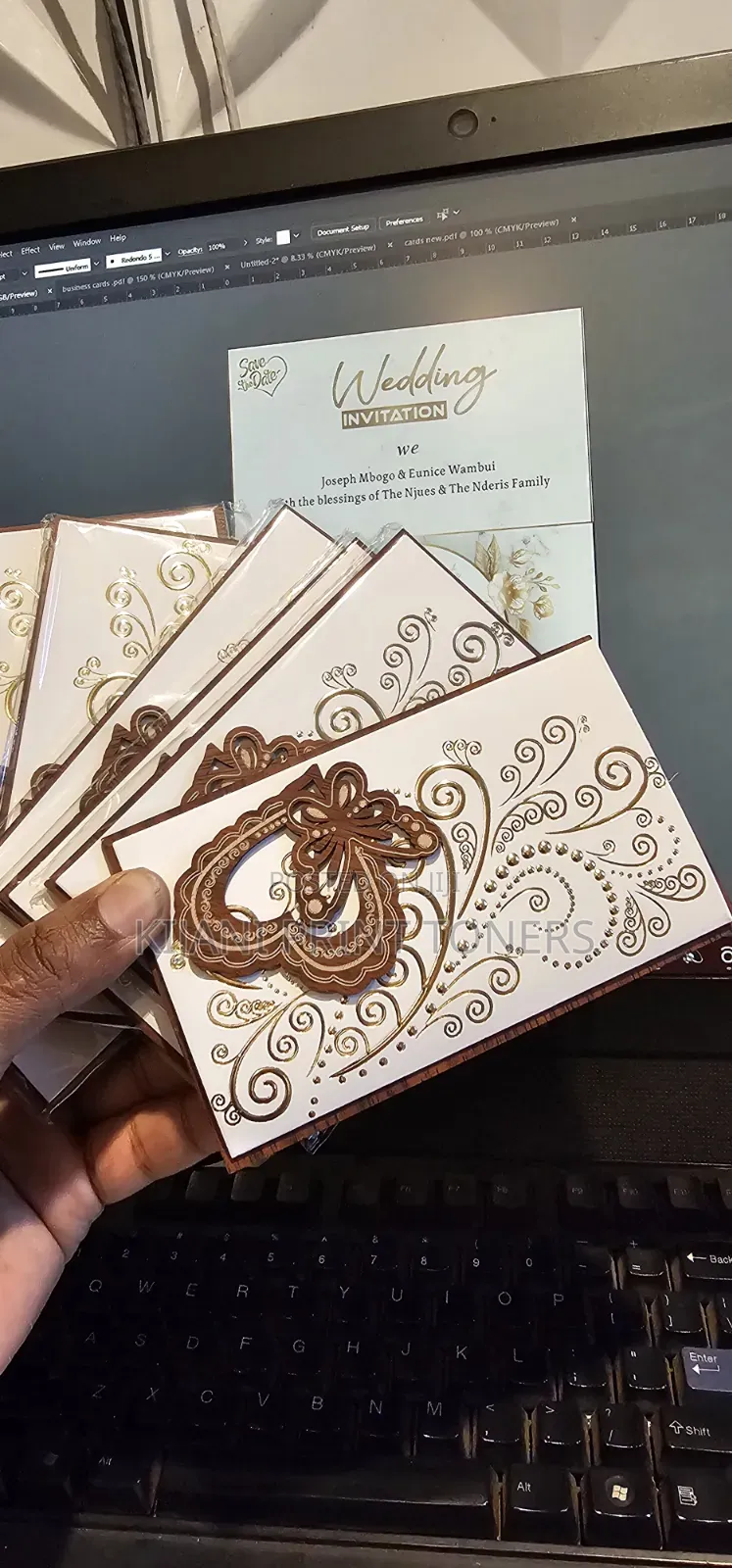 Cute Imported Wedding Cards
