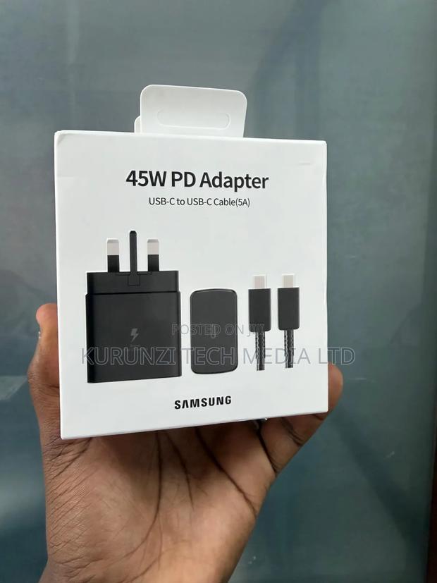 Samsung 45w Pd Charger Adapter With Usb Type C to Type C Cable