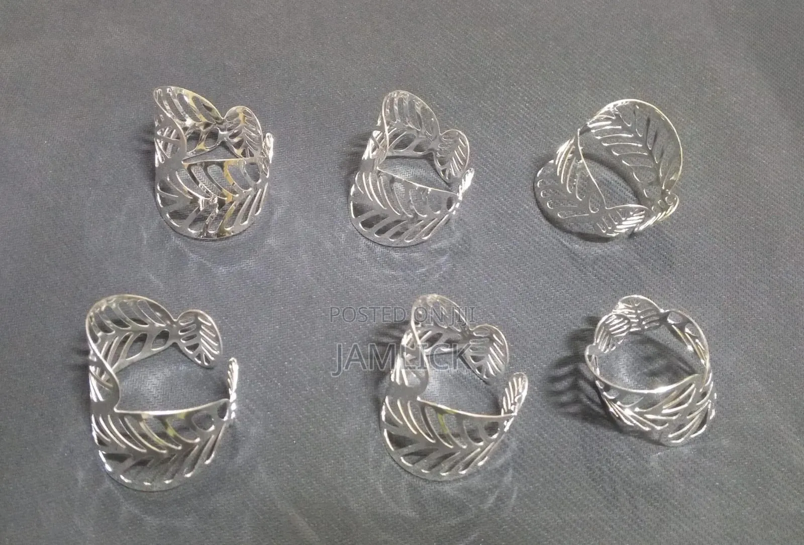 6pcs High Quality Napkin Rings Set - Pm