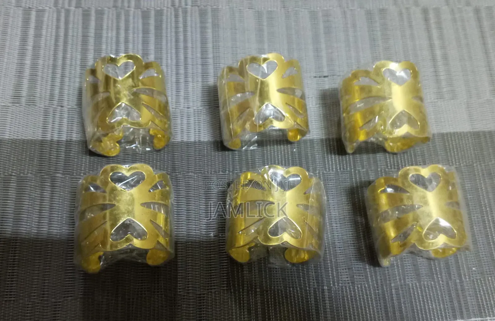 6pcs High Quality Napkin Rings Set - Pm