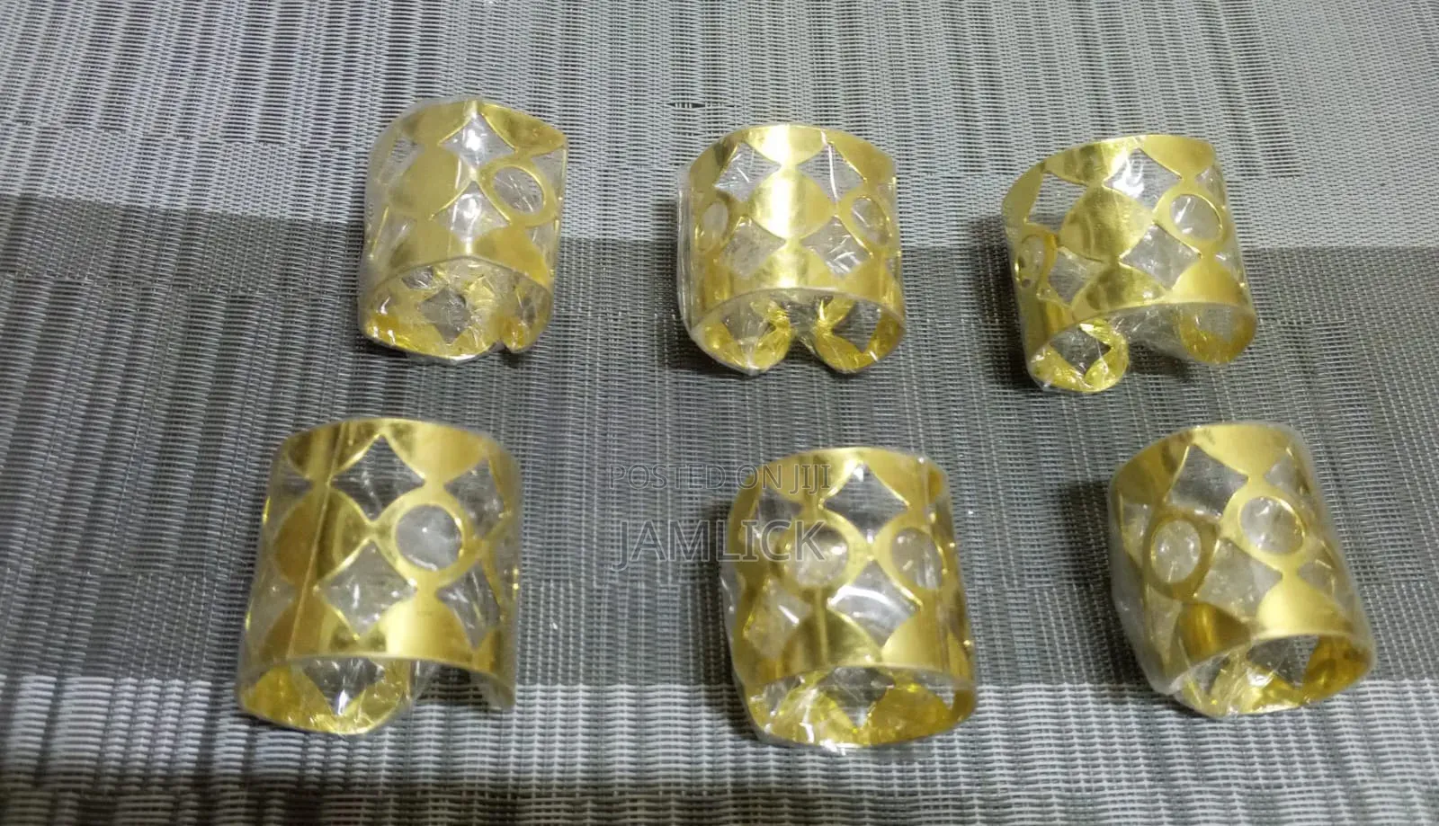 6pcs High Quality Napkin Rings Set - Pm