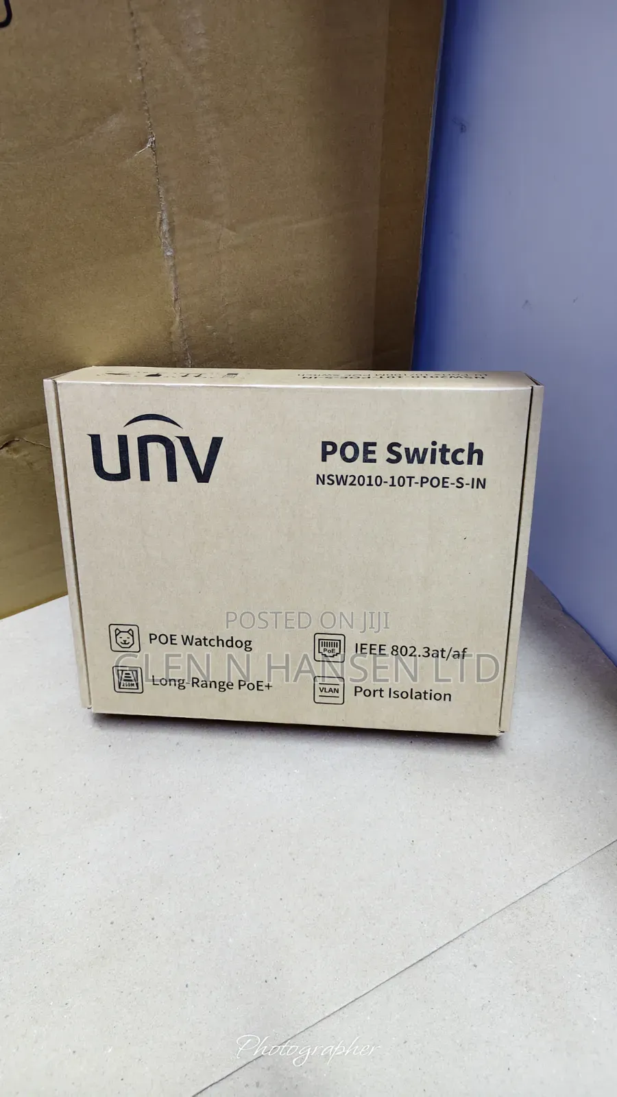Unview 4 and 8port Poe Switches