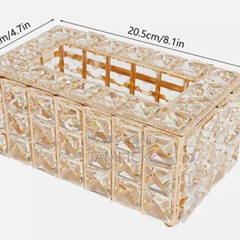 High Quality Crystal Sparkling Serviette Holder - Pm