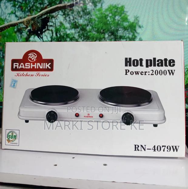 Rashnik Electric Double Hotplate/Two Burner Hotplate - main view