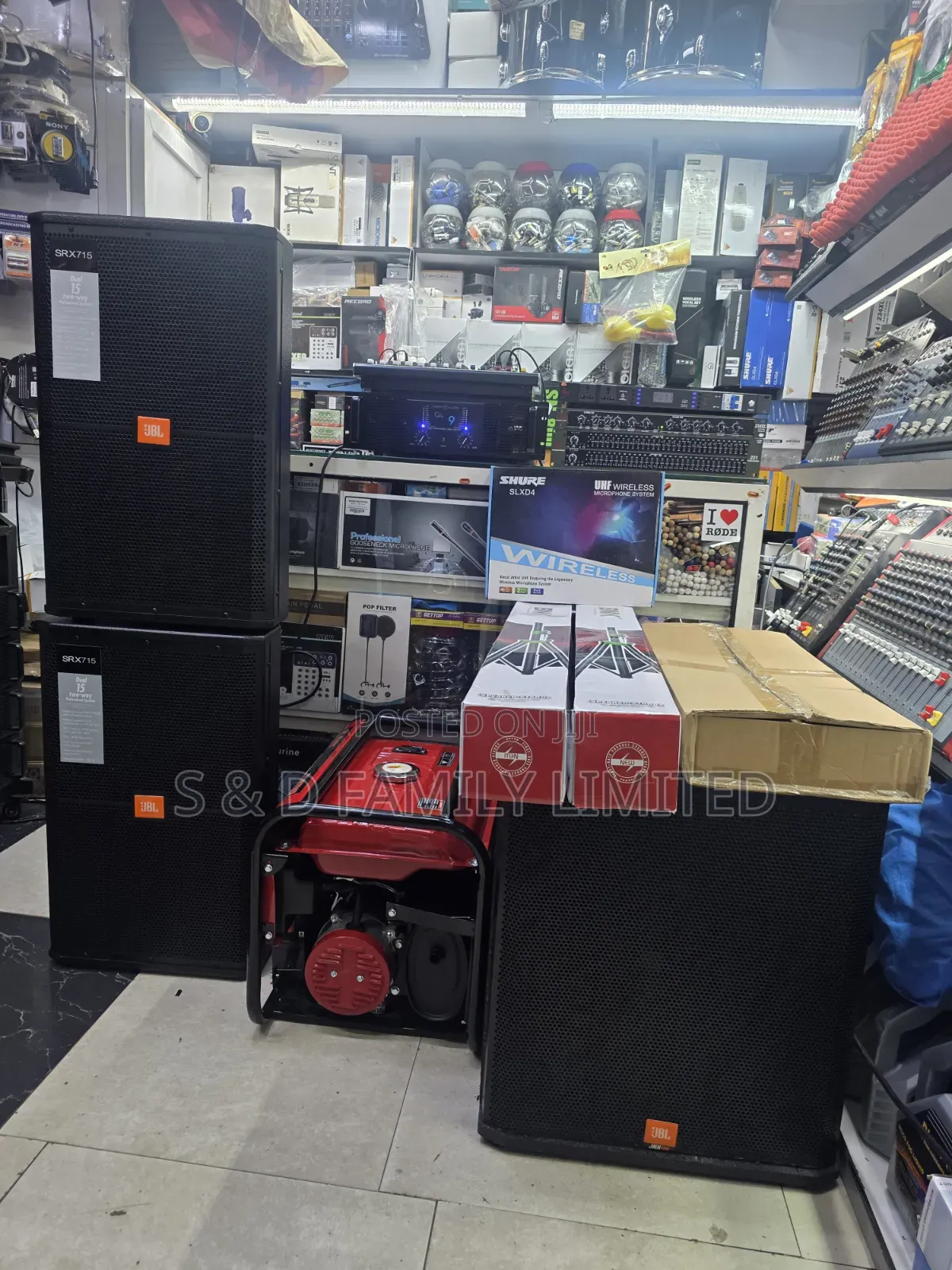 Church Sound System With Generator
