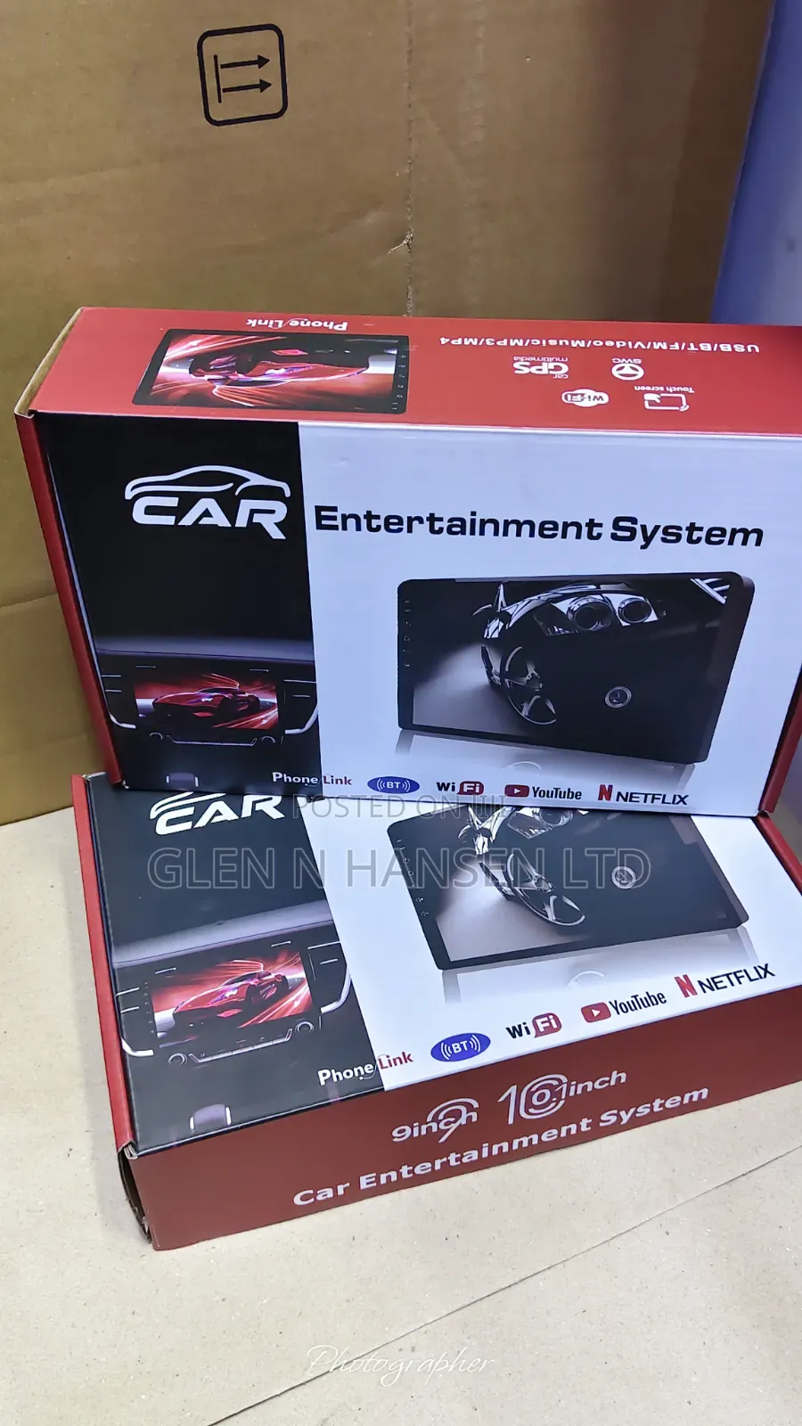 9'' Glen N Hansen Android Radio With Free Reverse Camera