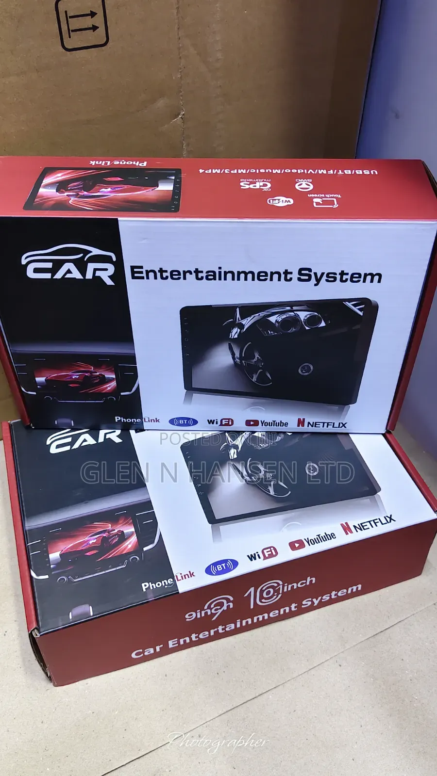 9'' Glen N Hansen Android Radio With Free Reverse Camera