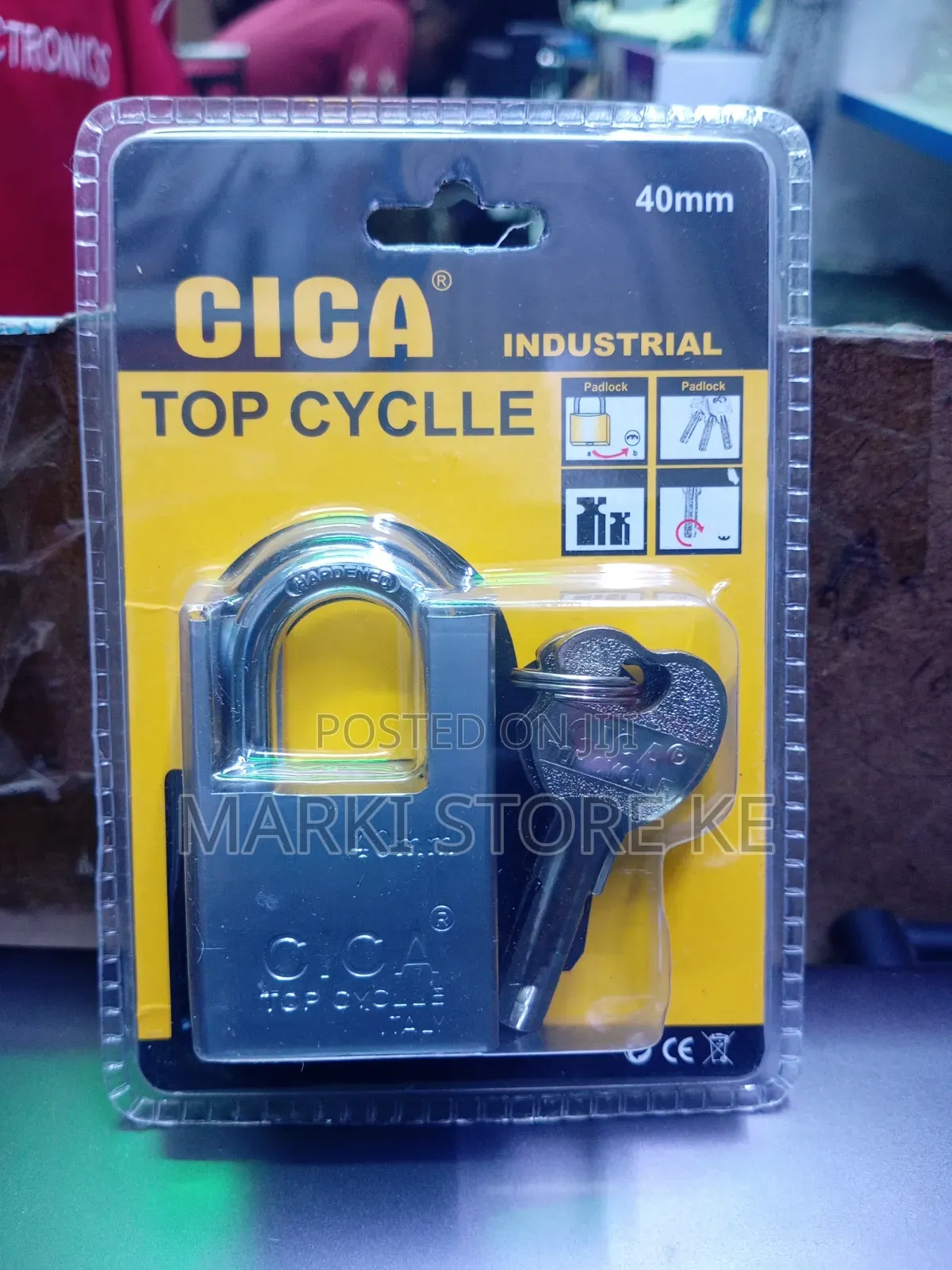 Cica 40mm Padlock Four Keys