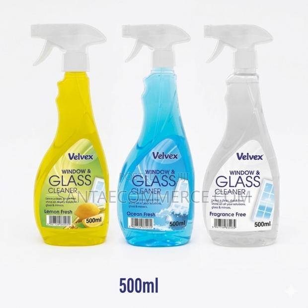 Velvex Window Glass Cleaner – 500ml Spray Ksh1,100