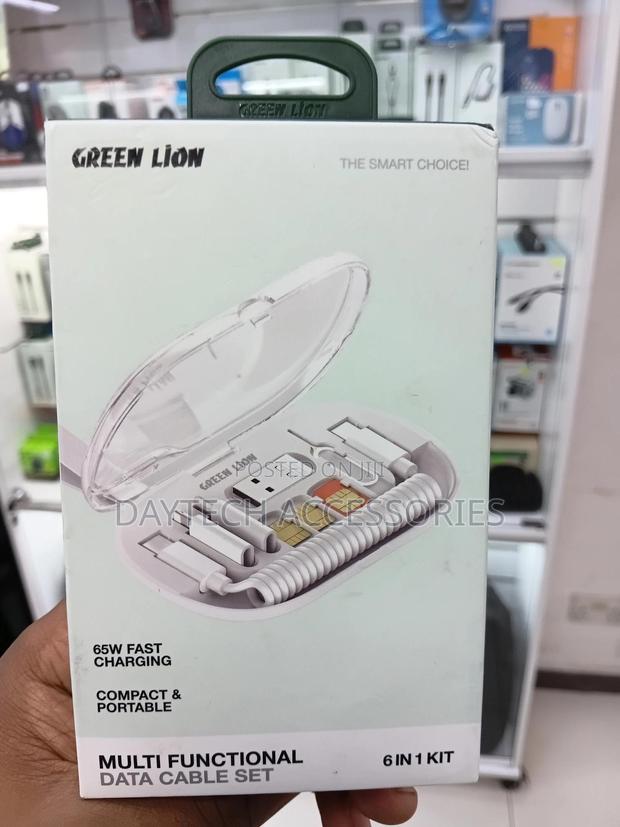 The Green Lion 6-in-1 Multi-Functional Data Cable Set - thumbnail 2