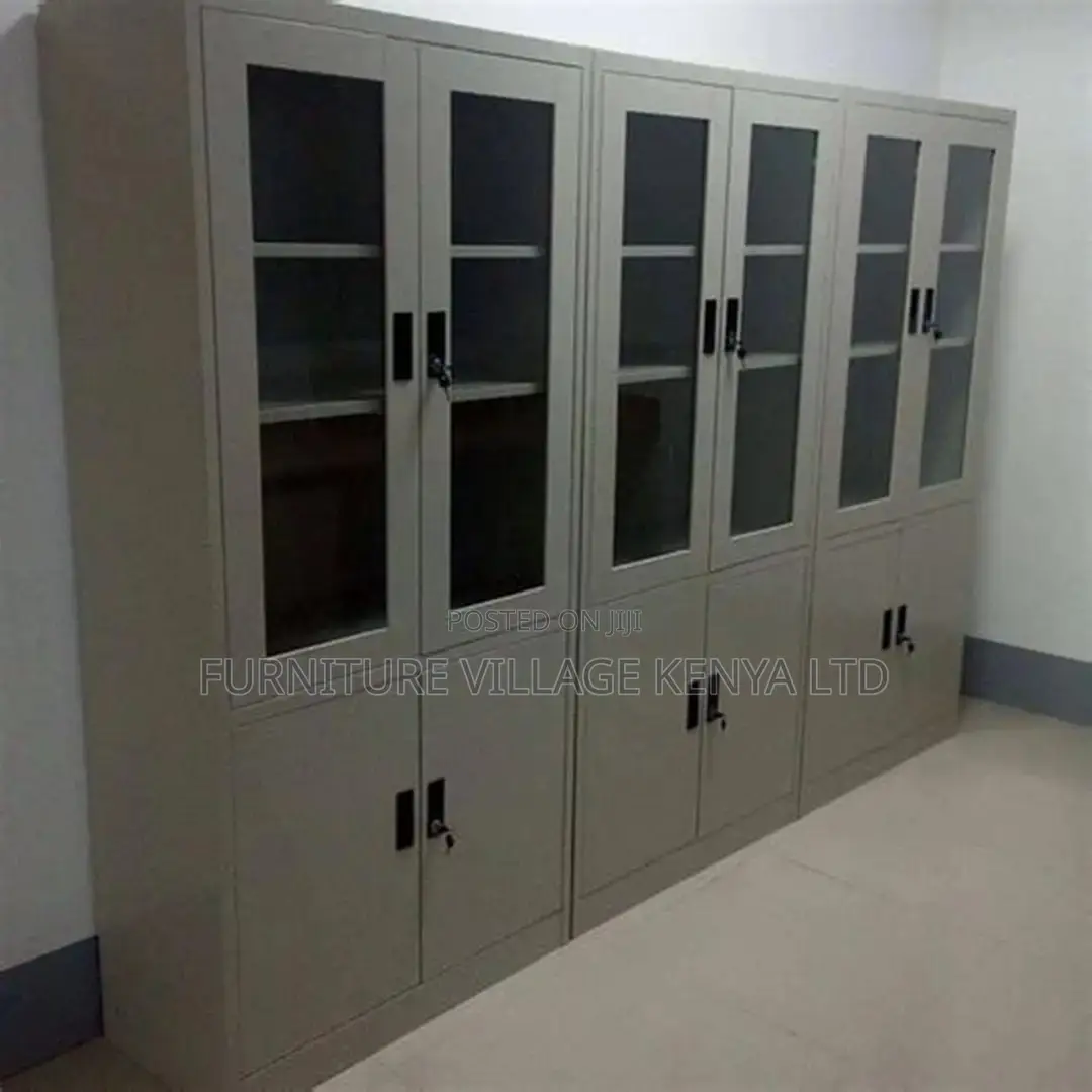 2-Swing Door Half Glass File/Document Cabinet