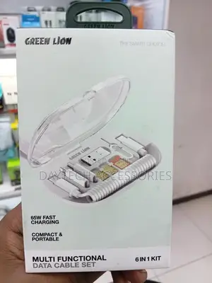Green Lion Multi-Functional Data Cable Set 6 in 1 Kit