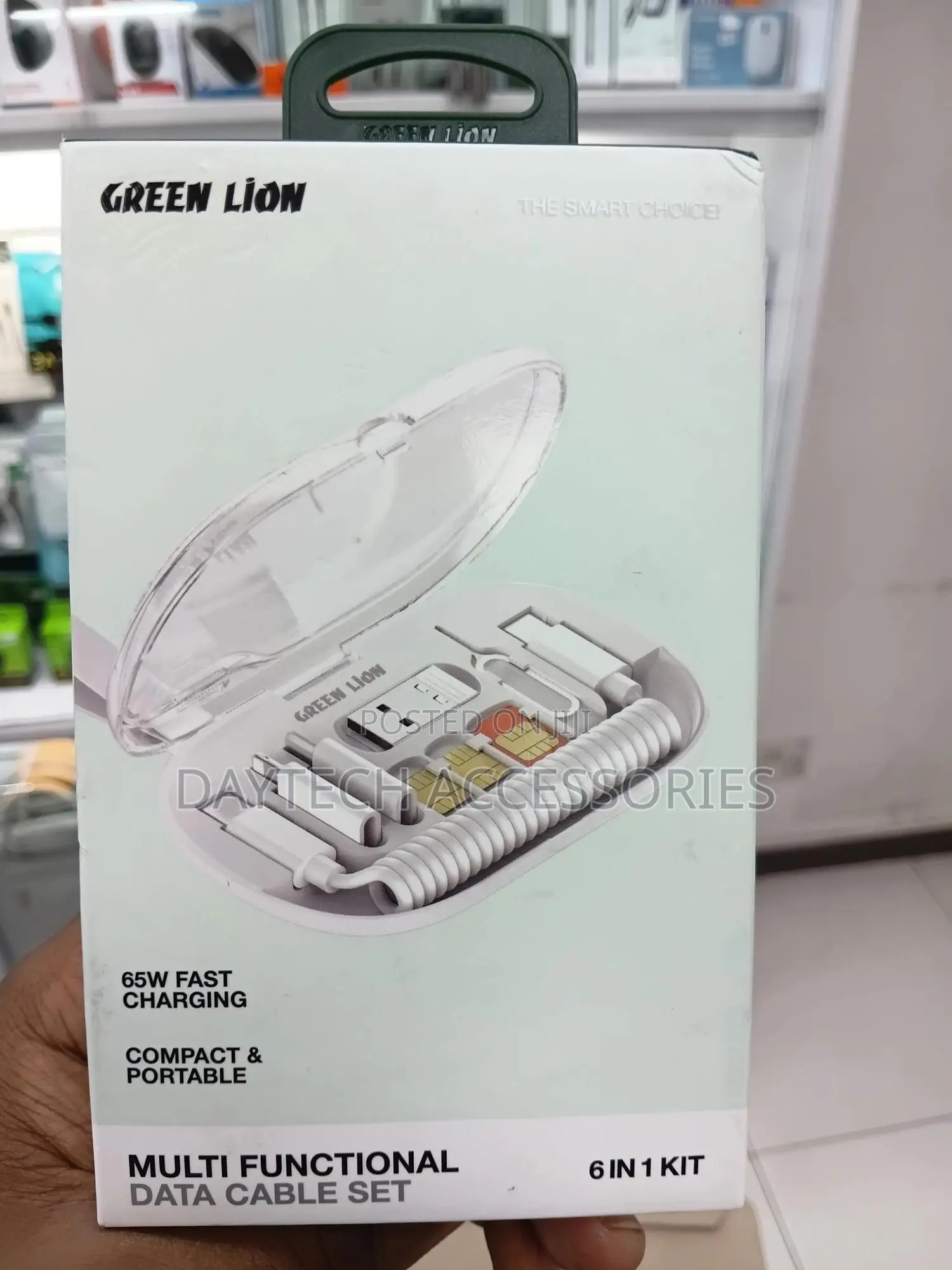 Green Lion Multi-Functional Data Cable Set 6 in 1 Kit