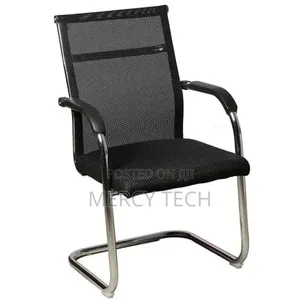Mesh Visitors Office Chair With Chrome Cantilever Frame