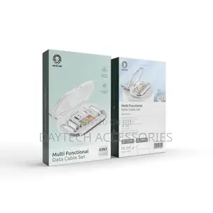 Green Lion 6 in 1 Multi-Functional Data Cable Set 65w Fast Charging.